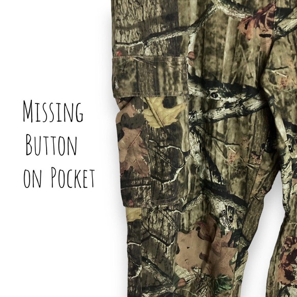 Mossy Oak 2X XXL Real Tree Cargo Pants 44-46 Waist Hunting Camo Style#‎ 25221-MO - Picture 12 of 16